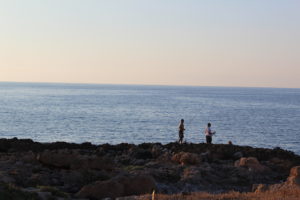 Pesca al tramonto a Sferracavallo